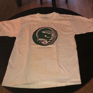 Steal Your Facemask- Eagles/Dead- Shirt- *Damaged- has some yellowing. Size L